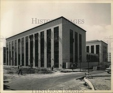 1964 Press Photo Frank Palmer Speare Hall, Boston Massachusetts building picture