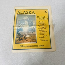 The Anchorage Times Alaska Newspaper Jan 1984 THE ROAD TO STATEHOOD Vtg picture