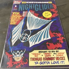 TOPPS COMICS - KIRBYCHROME - NIGHT GLIDER - 1 OF 1 - FACTORY SEALED WITH CARD picture