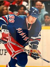 Original hockey photograph Wayne Gretzky New York Rangers 14”x11” glossy picture
