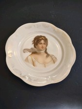 Antique Porcelain Queen Louise Color Plate Bavaria picture