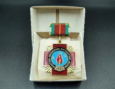 Original Soviet USSR Chernobyl Liquidator Medal Award w/ Box Nuclear Disaster AA picture
