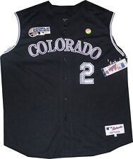 Colorado Rockies Troy Tulowitzki 6200A Authentic Vest Jersey New Tags Size 56 picture