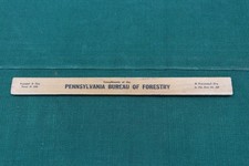Vintage Smokey The Bear 12” Ruler PA Bureau of Forestry picture