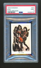 1978 Swedish Gum Samlarsaker KISS (PSA 9) (POP 1/NONE HIGHER) picture