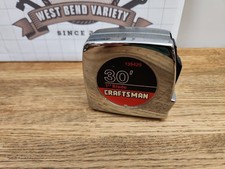 NOS Craftsman USA Nos 30’ Tape Measure 39429 Locking Tough Tip, USA Open Box picture
