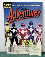 VINTAGE April 1994 Power Rangers Disney Adventures Magazine - Volume 4, Number 6 picture