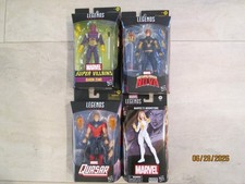Marvel Legends Set of 4 Nova Quasar Baron Zemo Moonstone New very nice picture
