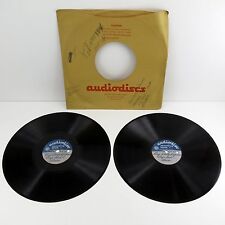BING CROSBY PROGRAM w/ FRED ASTAIRE 1952 AUDIODISCS x 2 Vintage Acetate Records picture