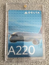 #51 Delta Air Lines Airbus A220 2019 Aircraft Trading Card – RARE MINT CONDITION picture