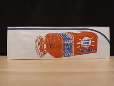 Vintage Dreikorns Dreikorn's Orange Wrap Enriched Bread Advertising Paper Hat picture