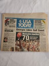 1998 September 28 USA Today Mark McGwire 70th Homer's Cal Ripkin  (MH50) picture