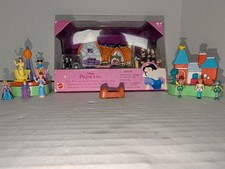 RARE HARD TO FIND NIP VINTAGE DISNEY SNOW WHITE DWARFS LIGHT UP COTTAGE PLAYSET picture