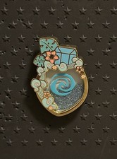 Disney Princess Perfume Bottle Liquid Glitter Filled Enamel Pin-Moana picture