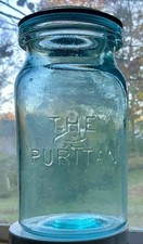 Outstanding THE PURITAN  rev - LS Co. aqua pint picture