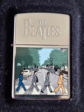 VINTAGE 1997 THE BEATLES ABBEY ROAD ZIPPO LIGHTER picture