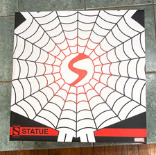Marvel Silk- Mark Brooks Statue Spider-Web Design Box White Black Red picture