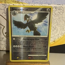 2007 Pokémon Diamond & Pearl Staraptor Holo 16/130 English Masahiko Ishii picture
