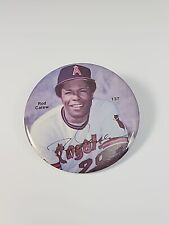 Rod Carew 1981 Souvenir Button Pin California Angels Infielder Vintage RARE 3