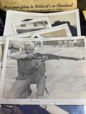 Vintage Snapshot Photo Lot Military Farm Kentucky Cars Family Vernacular 1940s picture
