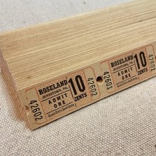 Vintage Roseland Skating Rink Amusement Johnstown PA Tickets Lot Ephemera Beige picture