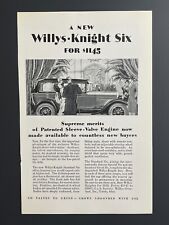 Original 1924 - Willys-Knight Six - Original Print Advertisement (10 x 6.5) picture