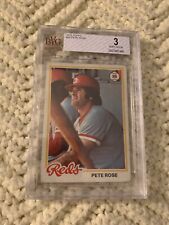 Pete Rose 1978 Topps BCCG Graded 3 Trading Card #20 Slabbed Beckett picture