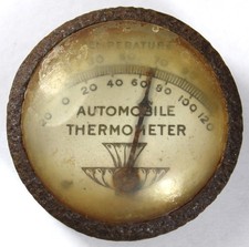 1930's Visor Hudson Automobile Thermometer - Rat Rod - Vintage - READ picture