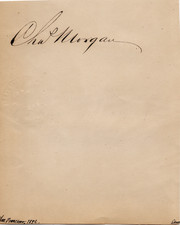 USA San Francisco Legal Document 1892, Charles R. Morgan, a Russian emigrant Jew picture