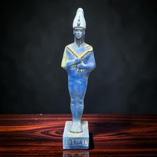 Ancient Egyptian Osiris Statue Rare Unique Pharaonic Mythology God Underworld BC picture