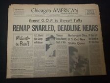 1963 DEC 3 CHICAGO'S AMERICAN NEWSPAPER - REMAP SNARLED, DEADLINE NEARS- NP 8050 picture