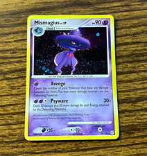 Mismagius 10/130 Pokémon 2007 Diamond & Pearl Holo English (Light Holo Bleed) LP picture