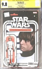 Star Wars #12 - CGC 9.8 signed John Tyler Christopher - Luke Action Figure picture