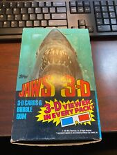 Topps Jaws 3 Box 36 sealed Packs condition of box and packs is amazing. picture