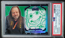 🌟 KERMIT - 2025 Leaf Metal Inscriptions GUY GILCHRIST GREEN AUTO /100 - PSA 10 picture