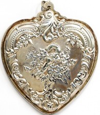 2008 Wallace Silversmiths .925 Silver Ornament w/ Box & COA picture
