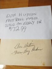 Don Huston Autograph picture