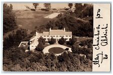 c1910's Birds Eye View Of Mansion House Cape Cod MA Antique RPPC Photo Postcard picture