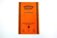 Vintage 1920's SPENCER HEATER COMPANY Catalog No 29 Book w/ Great Illustrations picture