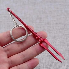 Brand New Neon Genesis Evangelion Spear of Longinus Metal Keychain picture
