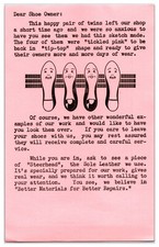 Original 1920s Shoe Store Advertising Paper 
