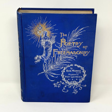 Vintage 1895 The Poetry of Freemasonry Book - Robert Morris picture