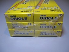 LOT 6 Boxes DIXON ORIOLE No 2 Pencils 72 pencils Bonded Break Resistant Sealed picture