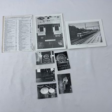 Reading Railroad 2102 Steam Locomotive 5 Photos PCT&HS Bee Line Pamphlet Lot picture