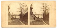 CANADA STEREOVIEW - Ontario - Niagara Falls Scenery - London Stereo Co 1860s picture