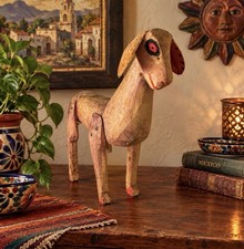 Mexican Folk Art carved wood polychrome attributed Manuel Jimenez Ramirez- vint picture