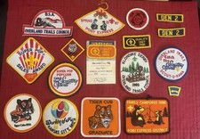 Vintage Boy Scouts BSA Patch Lot of 17 1980s Overland Trails Klondike Popcorn picture