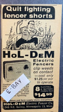 1960 Vintage Ad. Hold-Dem Electric Fence Co. Quincy, Minneapolis. picture
