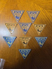 9 Pc - NJ STATE POLICE Supporter Lot -UV Vinyl Decals picture