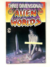 PC Comics 3D ALIEN WORLDS (1984) #1 Dave Stephens VF/NM (9.0) Ships FREE picture